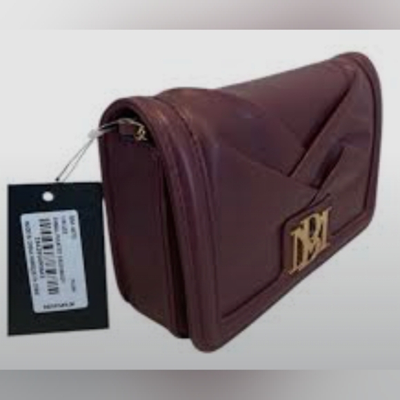 Badgley Mischka NWT plum crossbody bag - Picture 1 of 6